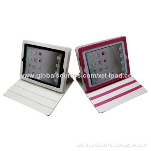 PU Leather Case for iPad/iPad 2, Multiple Angle Adjustable Kickstand